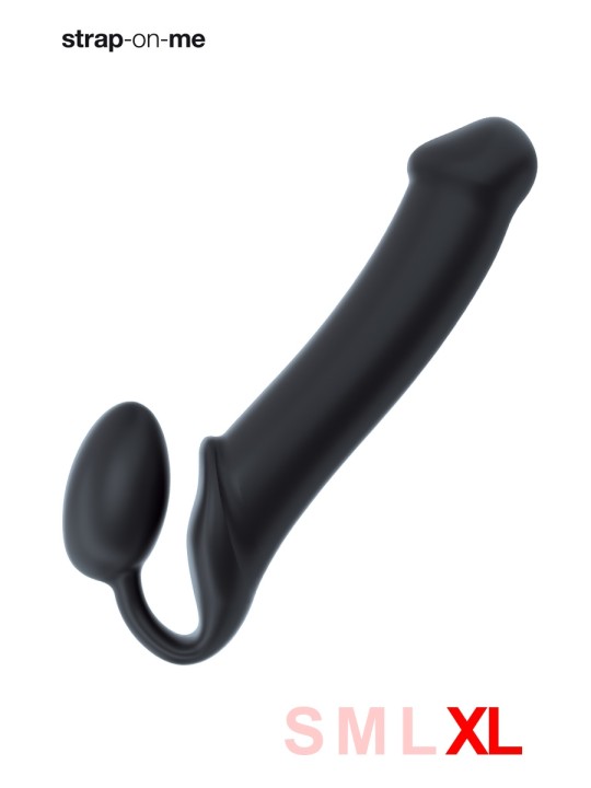 Gode ceinture strap-on noir XL