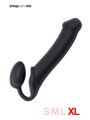 Gode ceinture strap-on noir XL