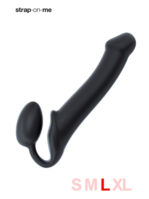 Gode ceinture strap-on noir L
