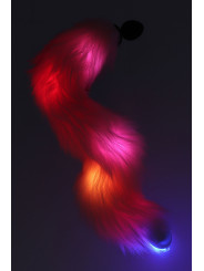 Plug anal Licorne avec queue lumineuse - Taboom