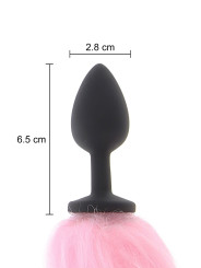 Plug anal Licorne avec queue lumineuse - Taboom