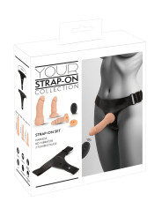 Gode-ceinture 3 dildos multi-positions - You2Toys
