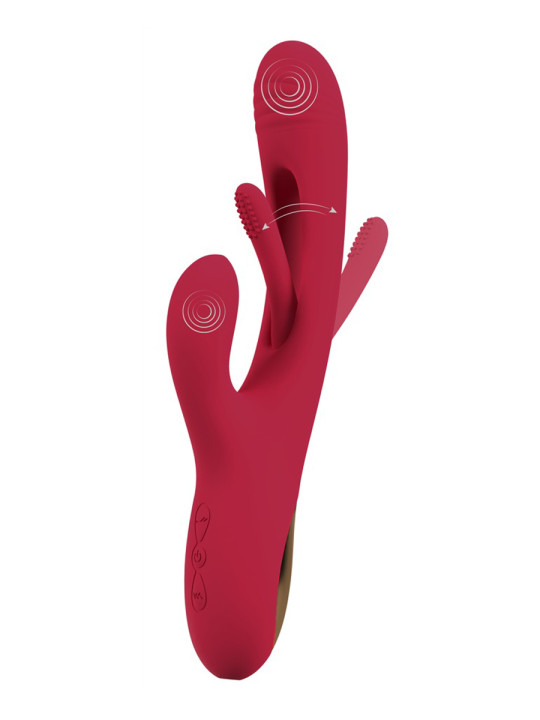 Vibro rabbit avec langue oscillante - Sweet Smile