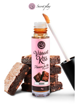 Brillant à lèvres stimulant - brownie