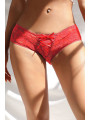 Culotte ouverte dentelle O Rouge - Litolu Lingerie