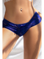 Culotte ouverte dentelle O Bleu - Litolu Lingerie