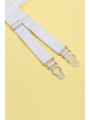Porte-jarretelles et string Blanc - Litolu Lingerie