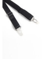 Porte-jarretelles dentelle large Noir - Litolu Lingerie