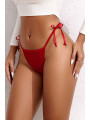 String brodé dans le dos Rouge - Litolu Lingerie