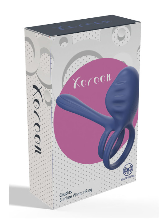 Anneau vibromasseur version slim pour couple - Xocoon