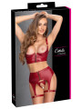 Ensemble seins nus 3 pièces Rouge - Cottelli LINGERIE