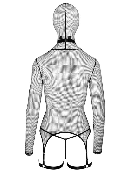 Ensemble lingerie résille et accessoires BDSM - Bad Kitty