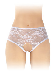 Culotte ouverte blanche Amanda - Fashion Secret