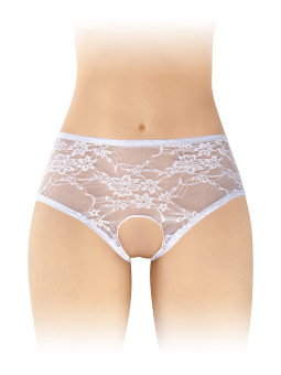 Culotte ouverte blanche Amanda - Fashion Secret