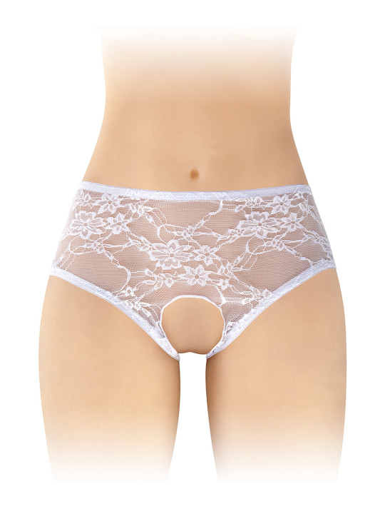 Culotte ouverte blanche Amanda - Fashion Secret