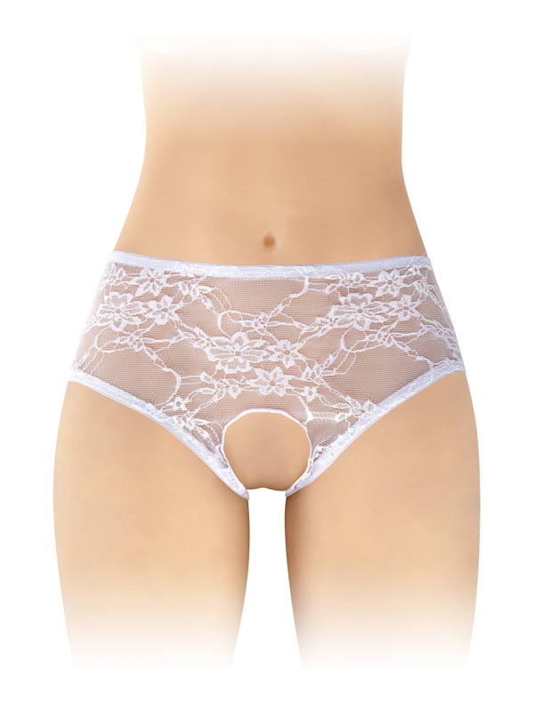 Culotte ouverte blanche Amanda - Fashion Secret
