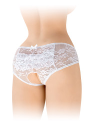 Culotte ouverte blanche Amanda - Fashion Secret