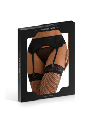 String ouvert à strass noir