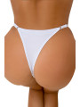String ouvert à strass blanc