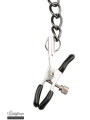 Collier cuir avec chaînes de seins - Easytoys Fetish Collection