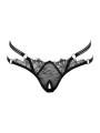 String ouvert Rio noir en dentelle - Cottelli LINGERIE  