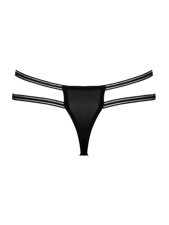 String ouvert Rio noir en dentelle - Cottelli LINGERIE  