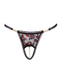 String dentelle ouvert bicolore - Cottelli LINGERIE
