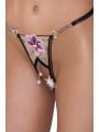 String ouvert Fleur brodée - Cottelli LINGERIE
