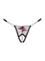 String ouvert Fleur brodée - Cottelli LINGERIE