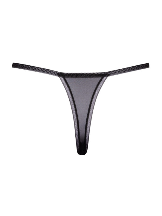 String ouvert Fleur brodée - Cottelli LINGERIE