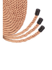 Coffret 3 cordes de bondage Premium - Rosy Gold