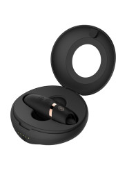 Stimulateur 2 en 1 avec langue vibrante - Rosy Gold