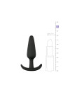 Mini plug Anchor silicone  8 x 2,1 cm - Easytoys