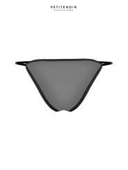 Slip échancré tulle et broderies
