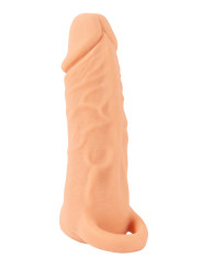 Masturbateur et extension de pénis  18,5 cm - Nature Skin