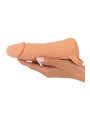 Masturbateur et extension de pénis  18,5 cm - Nature Skin