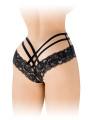 Tanga ouvert Anne - noir