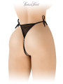 String noir ouvert à nouer Stella - Fashion Secret