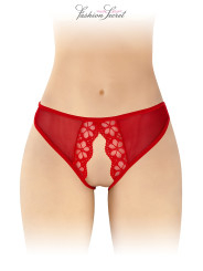 Culotte rouge ouverte Ambre - Fashion Secret