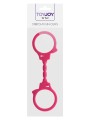 Menottes silicone stretchy - rose