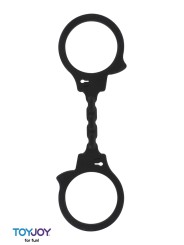 Menottes silicone stretchy - noir