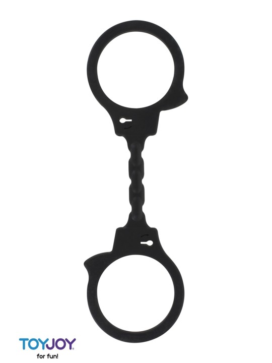Menottes silicone stretchy - noir