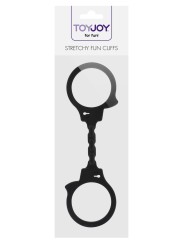 Menottes silicone stretchy - noir