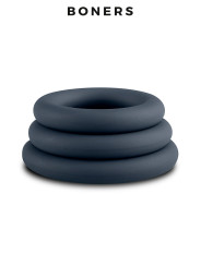 Kit de 3 anneaux de pénis - Boners