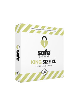 36 préservatifs Safe King Size XL