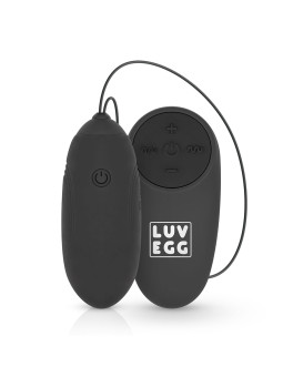 Oeuf vibrant télécommandé noir - LUV EGG