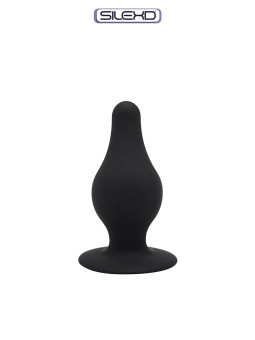 Plug anal The Original Model 2 noir 6,4 cm - SilexD