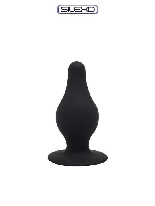 Plug anal The Original Model 2 noir 6,4 cm - SilexD