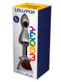 Plug bijou Lollypop rouge L - Wooomy
