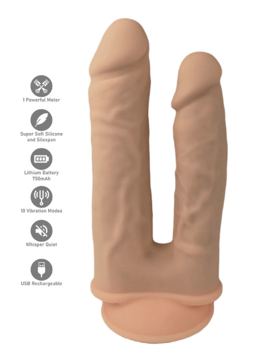 Vibro double pénétration 19,5 et 17,5 cm - SilexD
